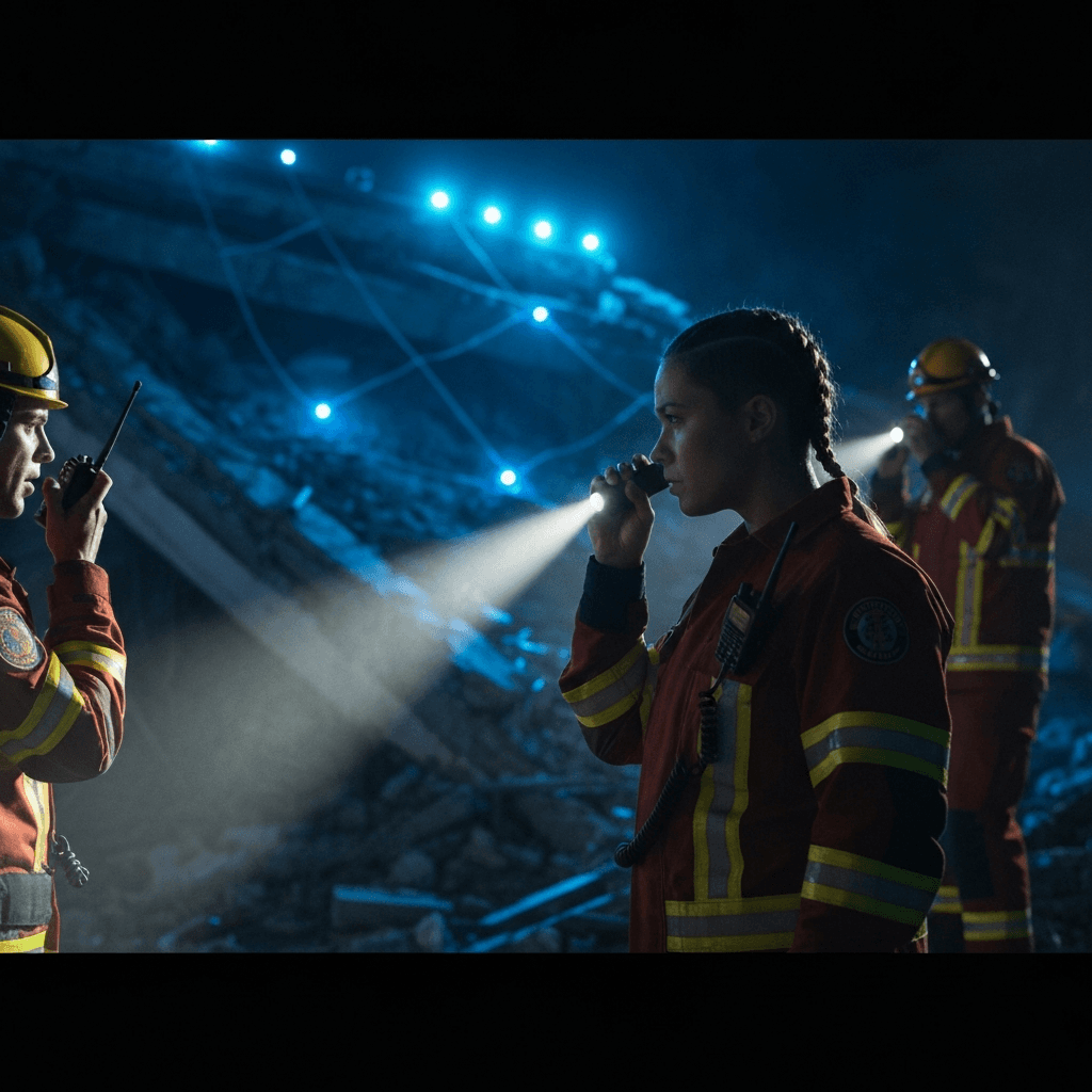 Zona de desastre — Loothy chat sin internet